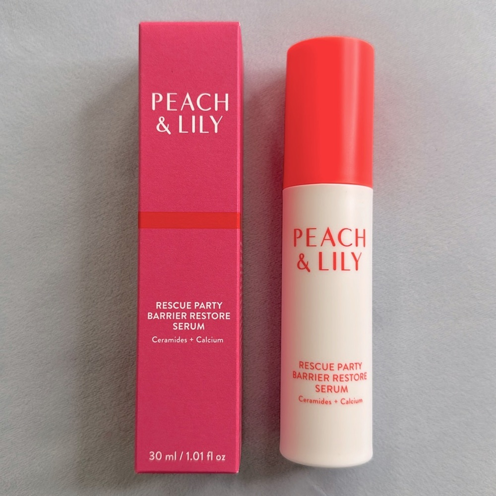🧴 PEACH & LILY | RESCUE PARTY BARRIER RESTORE SERUM AND SAMPLES